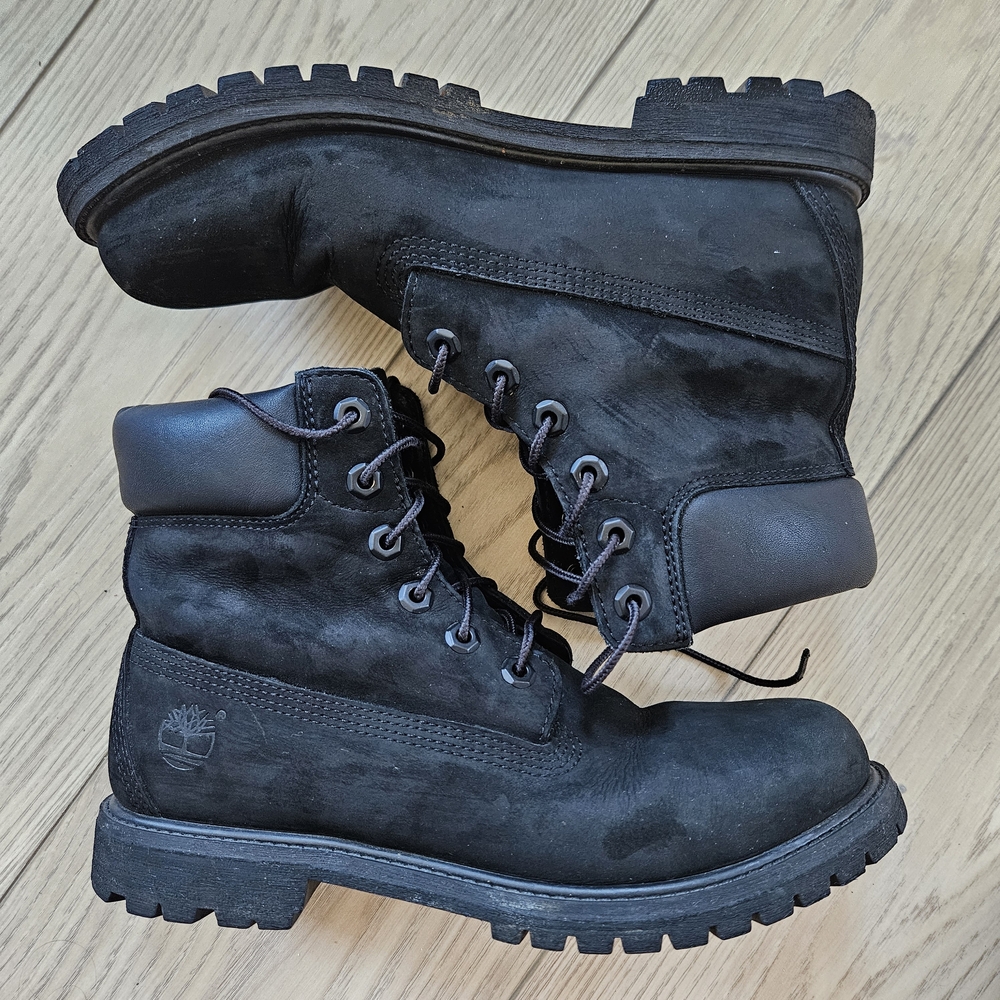 Timberland Black Leather Boots